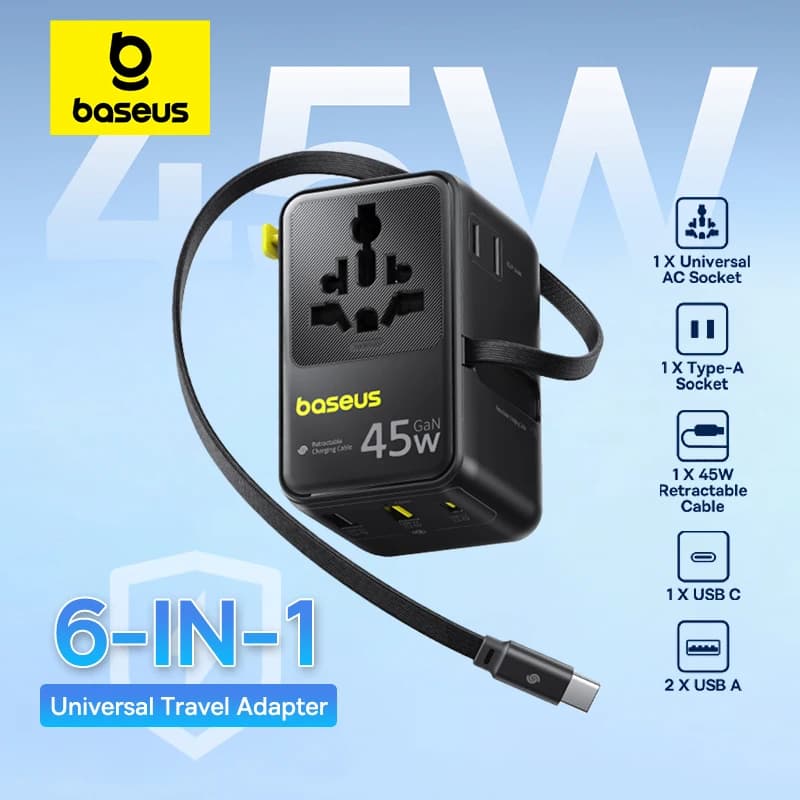 Baseus 6-IN-1 GaN