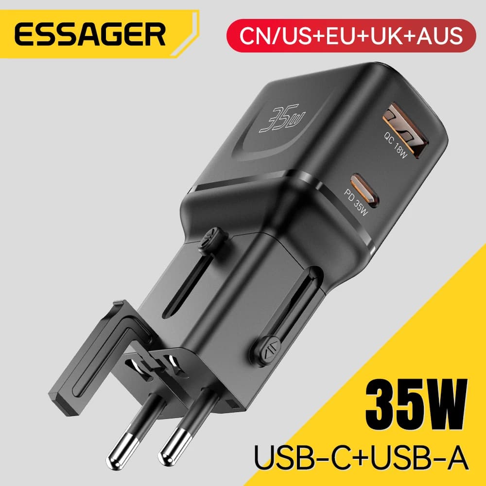 מתאם נסיעות Essager 35W