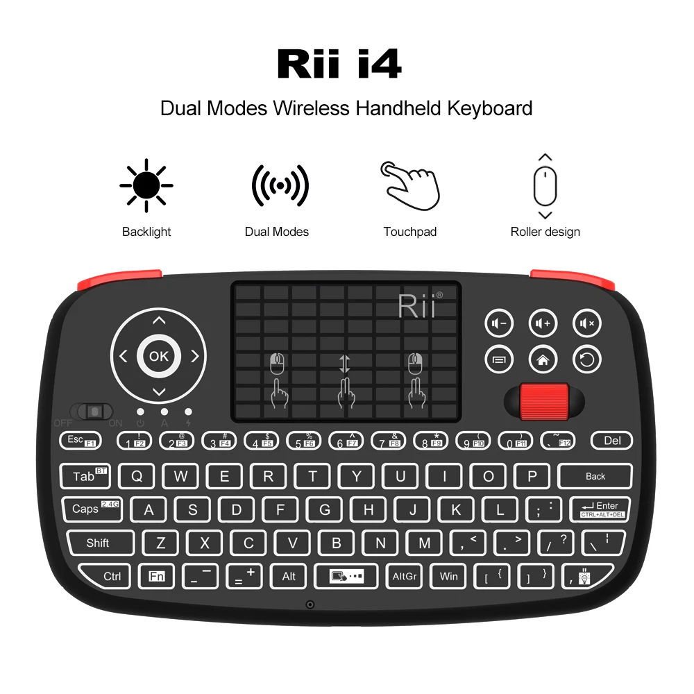 Rii i4 מקלדת מיני