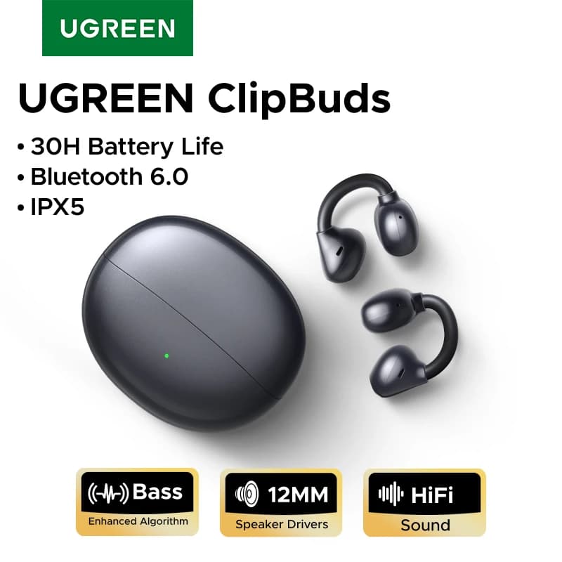 אוזניות קליפ אלחוטיות UGREEN ClipBuds